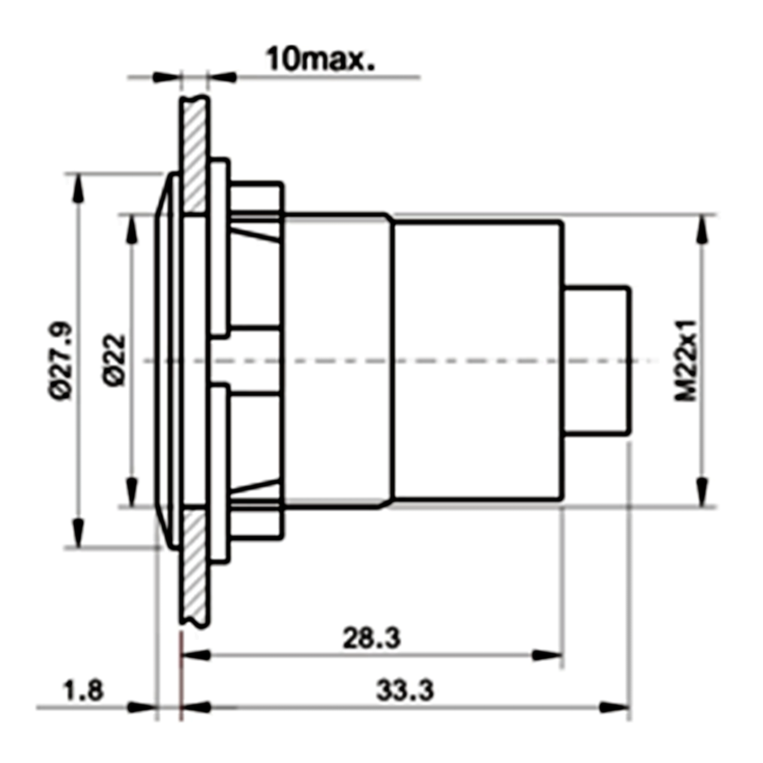Разъём usb-22 для станков плазменной резки с чпу
