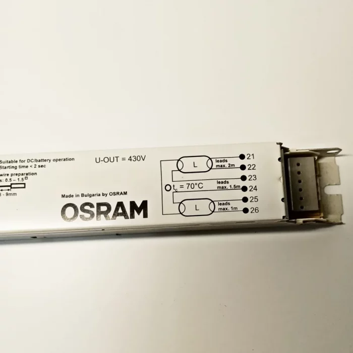 Электронный пускорегулирующий аппарат osram qt-fit8 2x18w