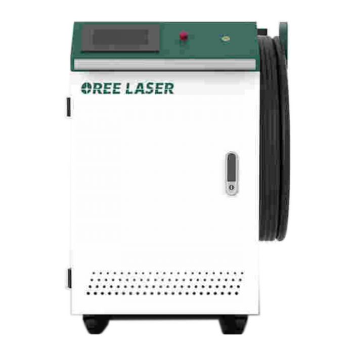 Установка ручной лазерной сварки с оптоволоконными лазерными излучателями oree laser or-hw вид спереди