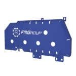 Защита бензобака для Jeep Grand Cherokee от FMGroup синего цвета вид сбоку