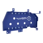 Защита бензобака для Jeep Grand Cherokee от FMGroup синего цвета вид изнутри