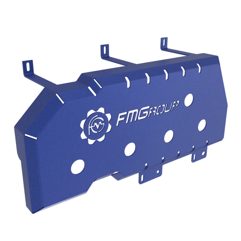 Защита бензобака для Jeep Grand Cherokee от FMGroup синего цвета Защита бензобака для Jeep Grand Cherokee от FMGroup синего цвета