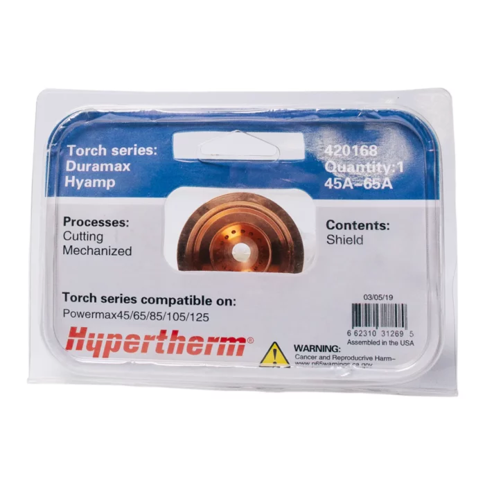 Защитный экран 420168 45-65 а резака плазмореза hypertherm powermax 45/65/85/105/125 упаковка