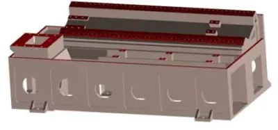 Токарный центр с ЧПУ Anyang Xinheng Machine Tool AE45BY CNC Станина